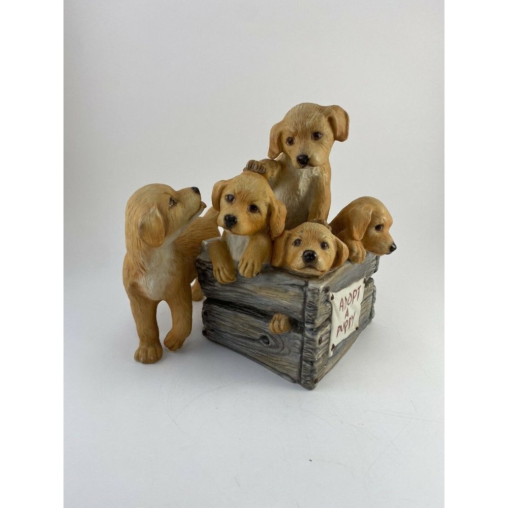 ASPCA Adopt A Puppy Limited Edition Porcelain The Franklin Mint No: 1392-A